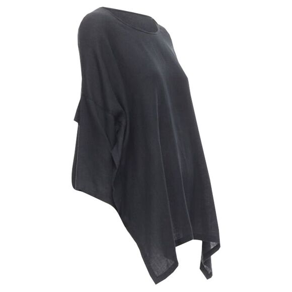 Comme Des Garcons linen square shorter back loose top